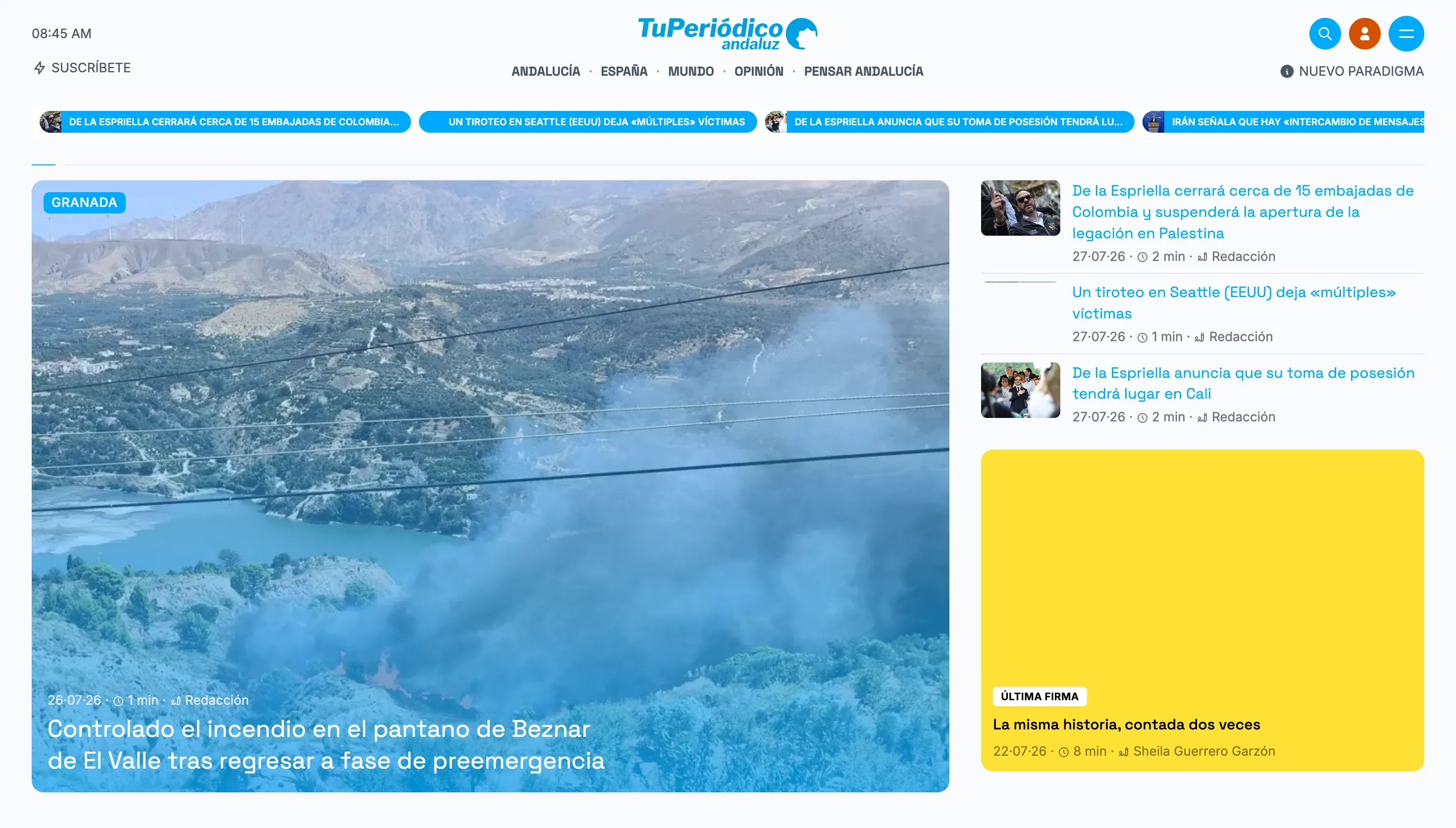 Tu Periódico website preview